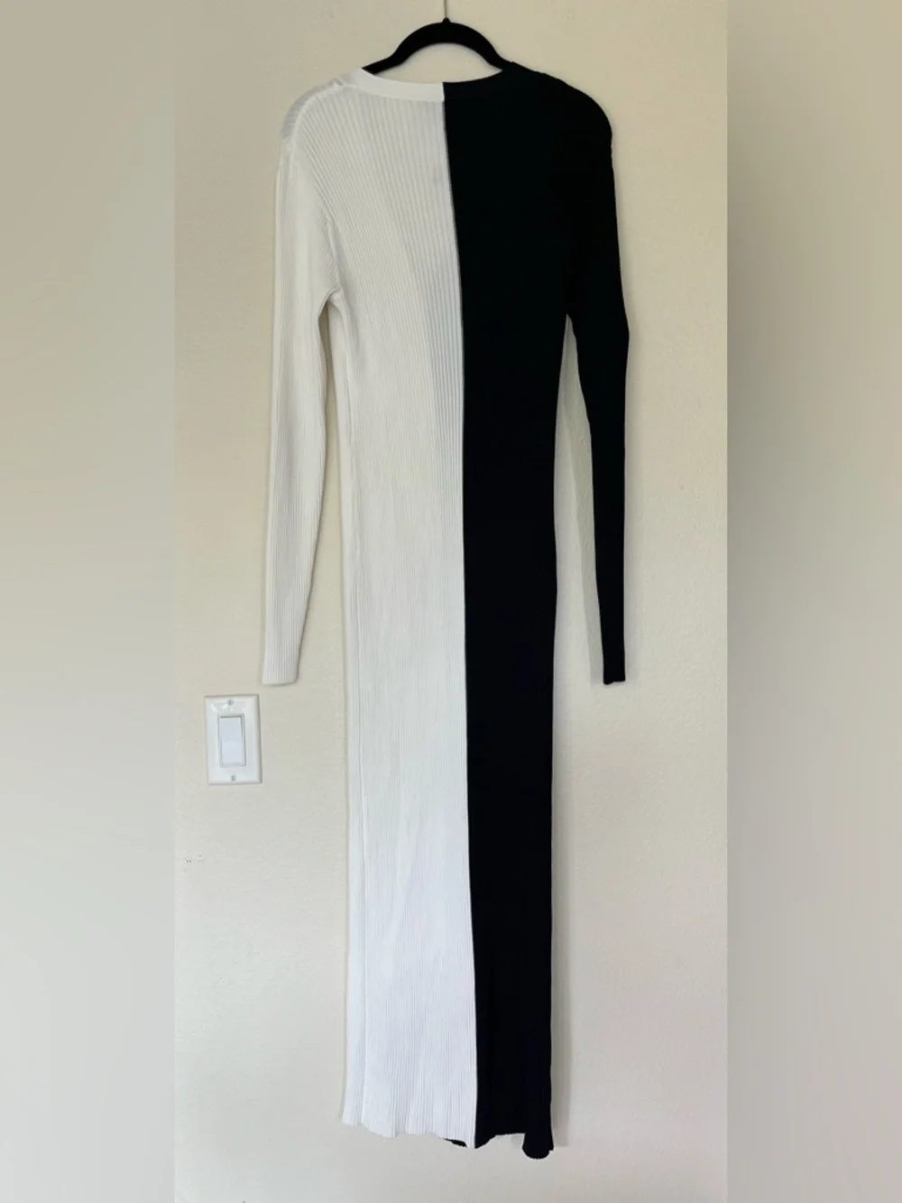 STAUD Shoko Colorblock Sweater Dress (Size Large) - Picture 3 of 6